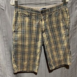 Ami Sanzuri Men’s Plaid Shorts Size 28